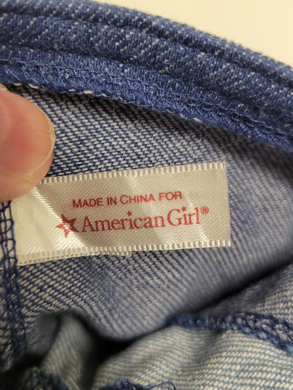 American Girl Doll Julie Albright Two-Tone Bell Bottom jeans - Pants Only - Picture 3 of 5